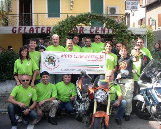 il gruppo del motoclub roteglia